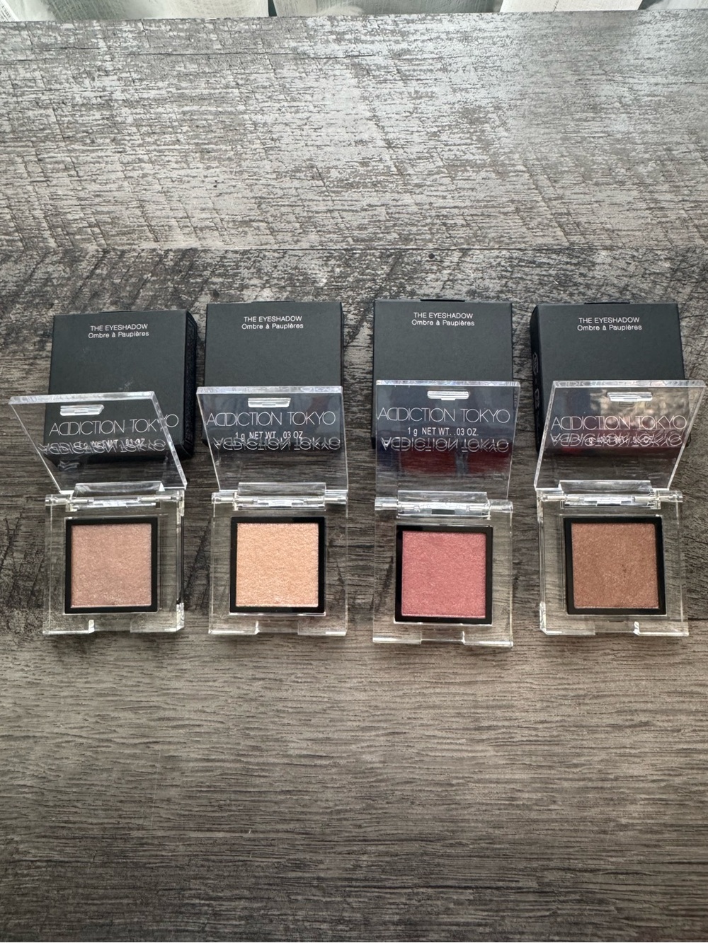 Addiction Tokyo Eyeshadow-Nostalgia Shanghai Breakfast PrivateBeach Cafe Solaire
